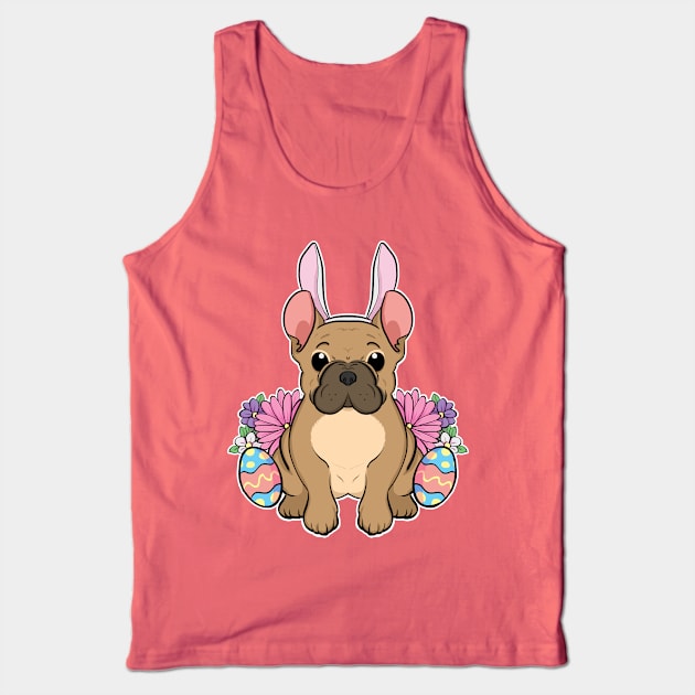 French Bulldog Easter Bunny Tank Top by Starline Hodge